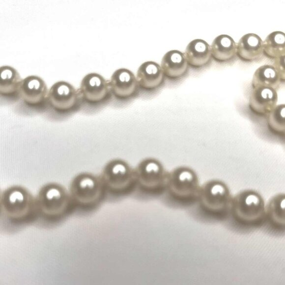 ✨ Vintage Faux Pearl Necklace • 1960s Classic Elegance • 46 cm - Picture 6 of 7